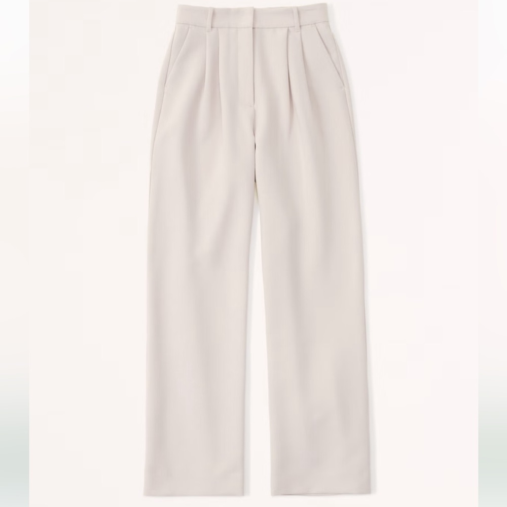 NWT A&F Sloane Tailored Pant Light Taupe